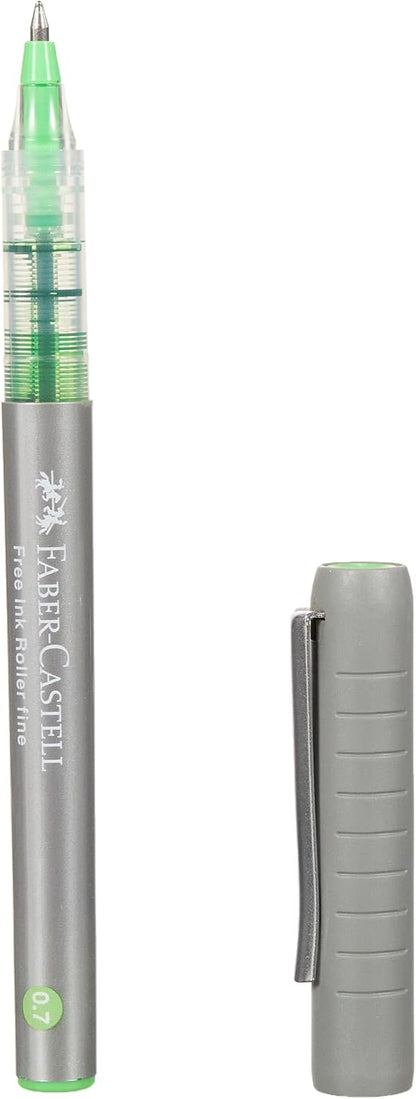 Faber-Castell Free Ink Roller Pen 0.7mm - Light Green