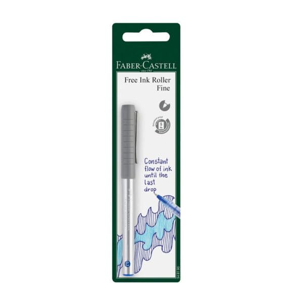 Faber-Castell Free Ink 0.7mm Roller Pen – Blue