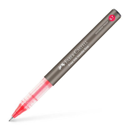 Faber-Castell Roller Free Ink Needle 0.7 red