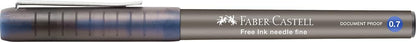 Faber-Castell Roller Free Ink Needle 0.7 blue