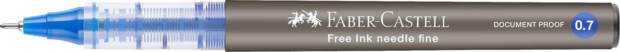 Faber-Castell Roller Free Ink Needle 0.7 blue