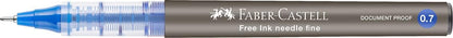 Faber-Castell Roller Free Ink Needle 0.7 blue