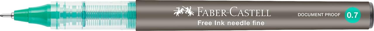 Faber-Castell Roller Free Ink Needle 0.7 green