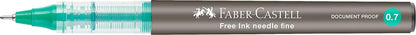 Faber-Castell Roller Free Ink Needle 0.7 green