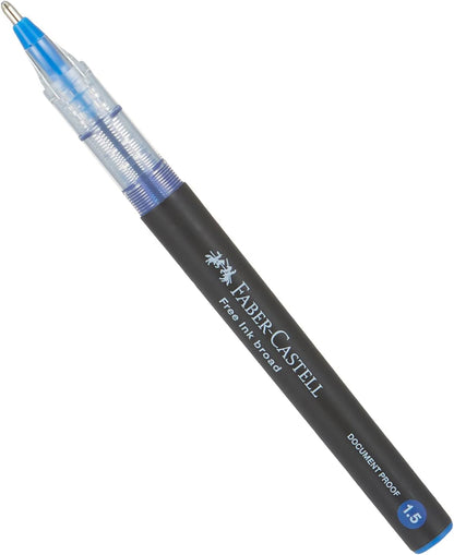 Faber-Castell Free Ink Broad Rollerball Pen 1.5 mm Blue