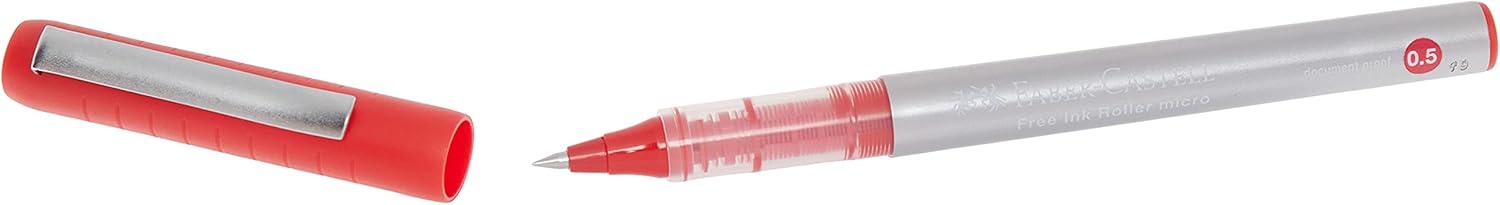 Faber-Castell Ink Roller Pen 0.5mm - Red