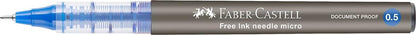 Faber-Castell Roller Free Ink Needle 0.5 blue