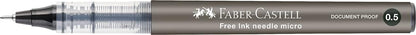 Faber-Castell Roller Free Ink Needle 0.5 black