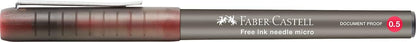 Faber-Castell Roller Free Ink Needle 0.5 red