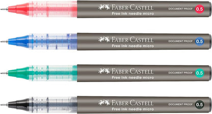 Faber-Castell Roller Free Ink Needle 0.5 red