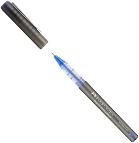 Faber-Castell Free Ink Needle 0.5mm Roller Pen – Blue
