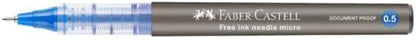 Faber-Castell Free Ink Needle 0.5mm Roller Pen – Blue