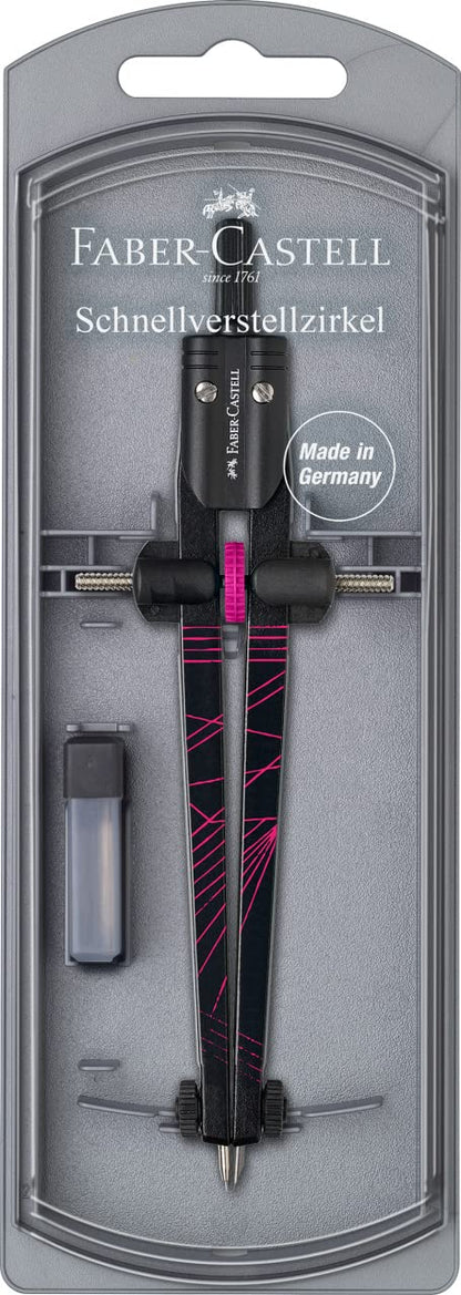 Faber Castell Twister 2022 Compass with Quick-Set Mechanism - Various Colourways