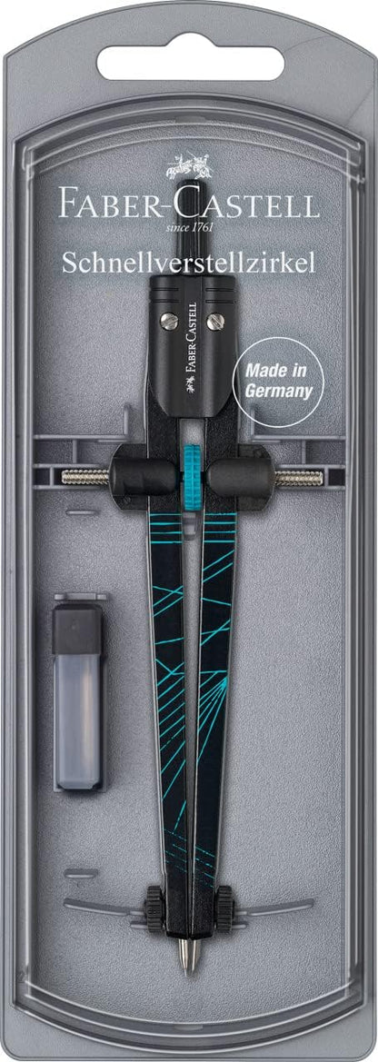 Faber Castell Twister 2022 Compass with Quick-Set Mechanism - Various Colourways