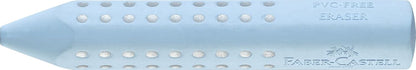 Fabe-Castell 580074 Grip Pencil Set, Sky Blue, with Sharpener and Eraser, 5-Piece Writing Set