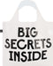 LOQI Snask Classic Secret Bag, Transparent, Multi-Colour, 50 x 42 cm, Beach Bag, Multicolored, 50 x 42 cm, Beach Bag