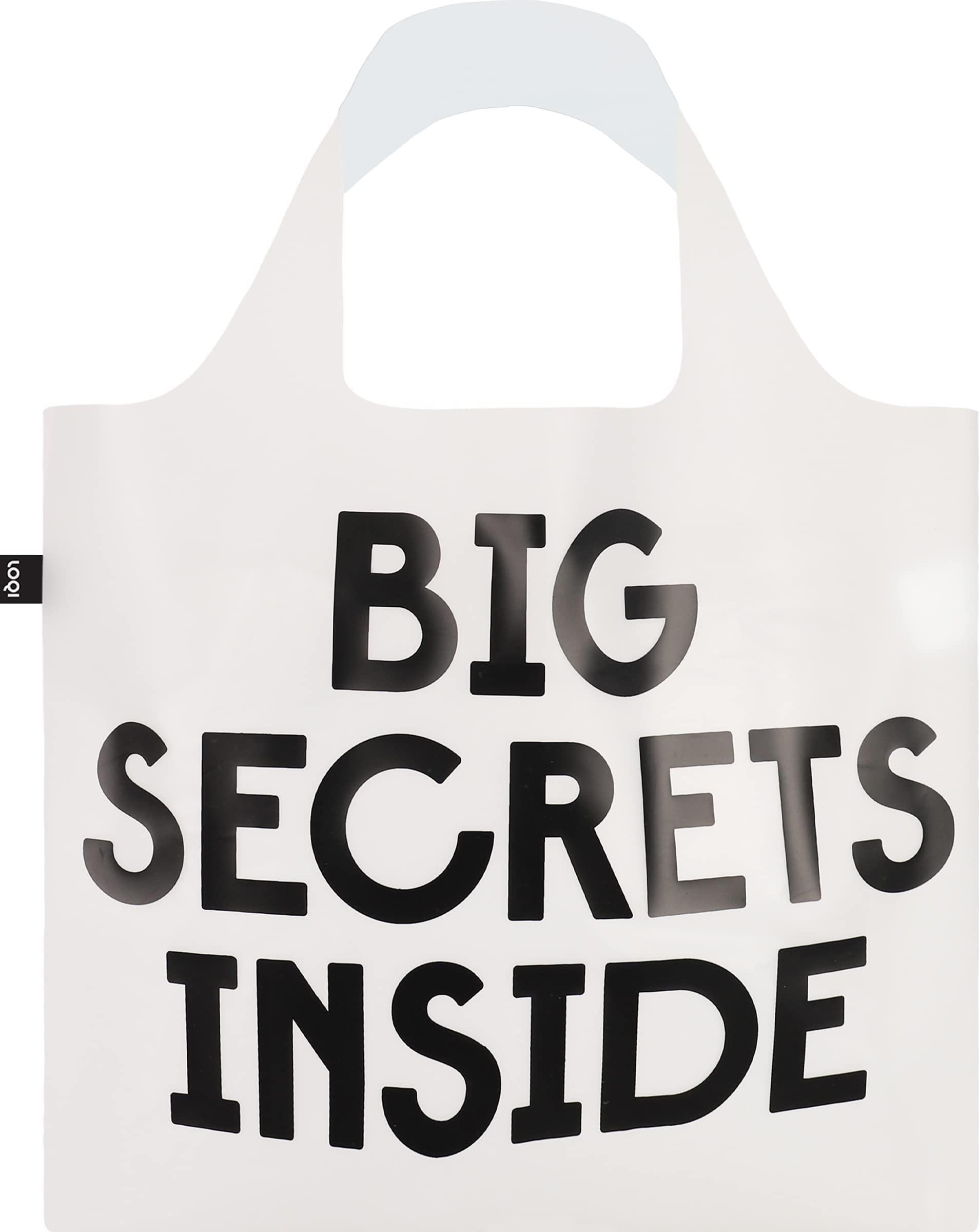 LOQI Snask Classic Secret Bag, Transparent, Multi-Colour, 50 x 42 cm, Beach Bag, Multicolored, 50 x 42 cm, Beach Bag