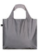 LOQI Artist Canvas & Beach Tote Bag, 50 cm, 20 L, Reflective Silver
