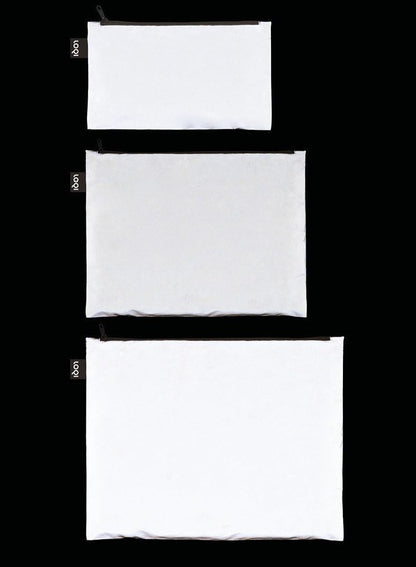 Reflective Silver Zip Pockets