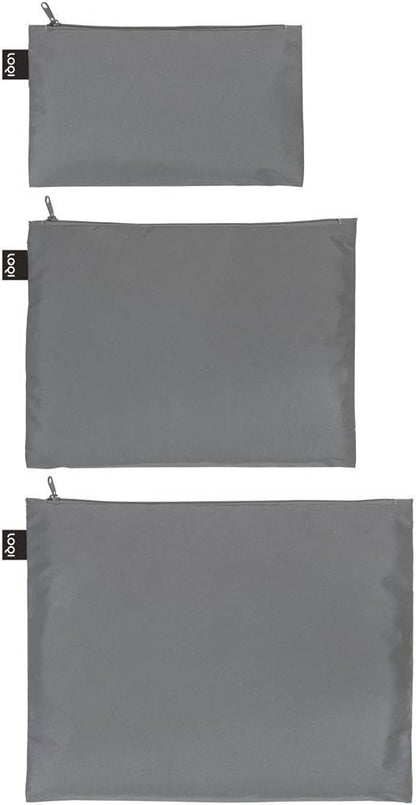 Reflective Silver Zip Pockets