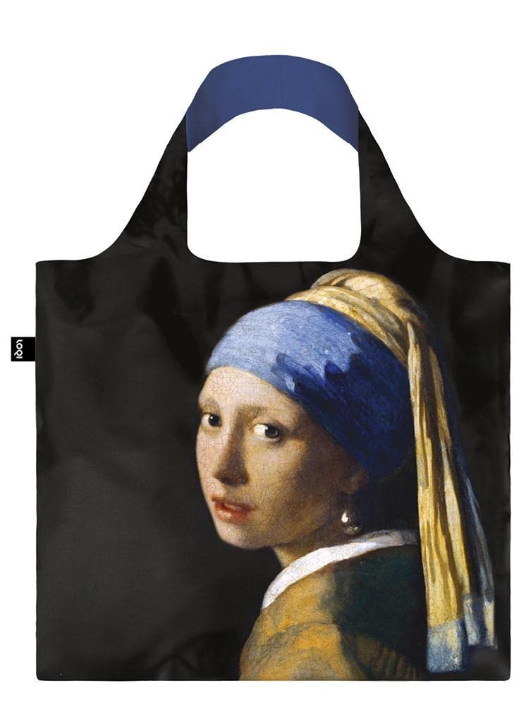 Loqi Johannes Vermeer  Girl With A Pearl Earring Recycled Bag