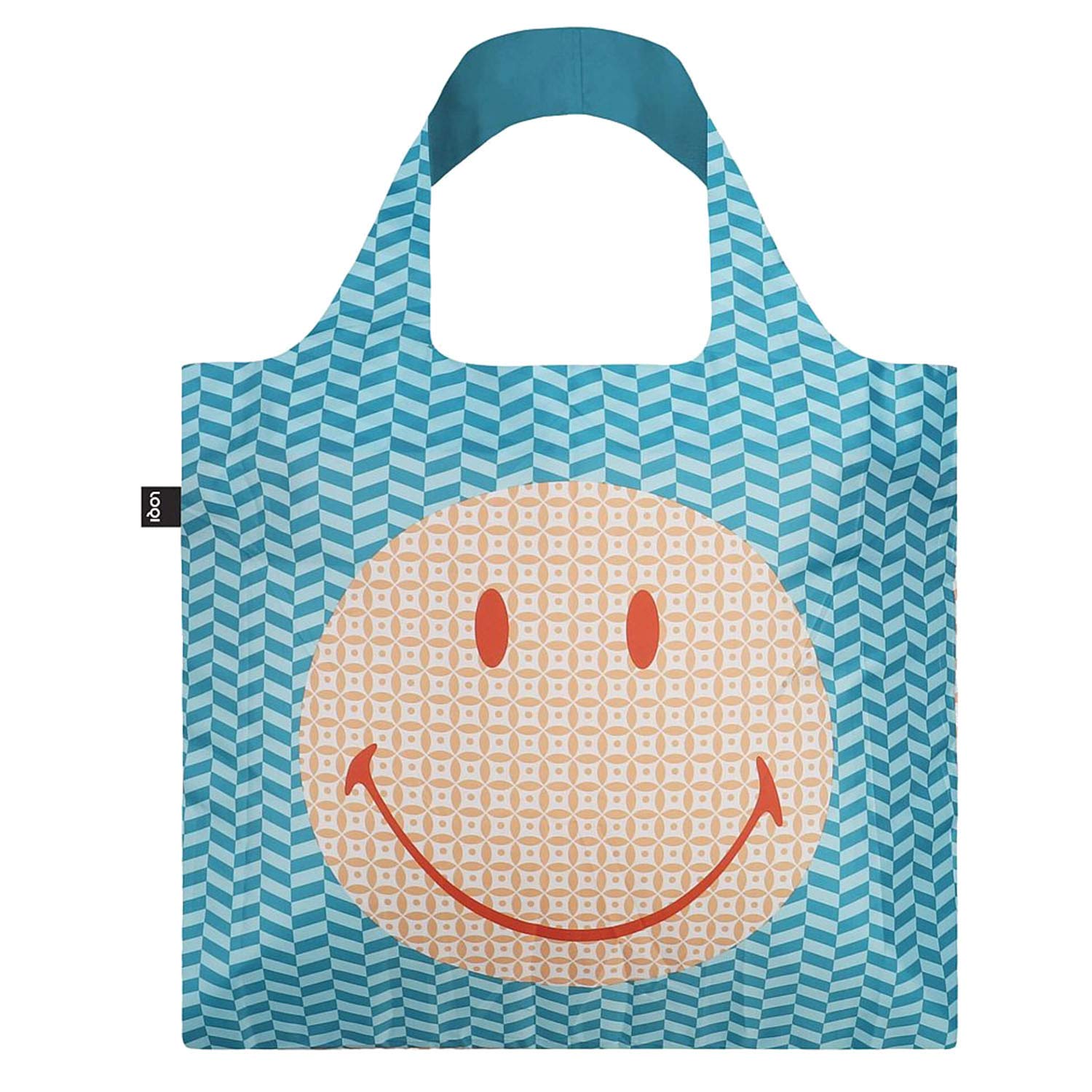 LOQI SMILEY - Geometric Recycled Bag