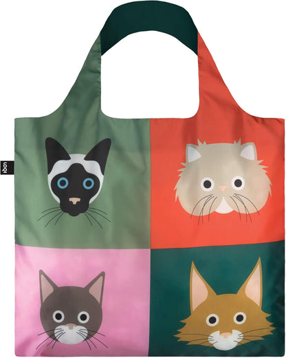 Loqi Stephen Cheetham Cats Bag Recycled