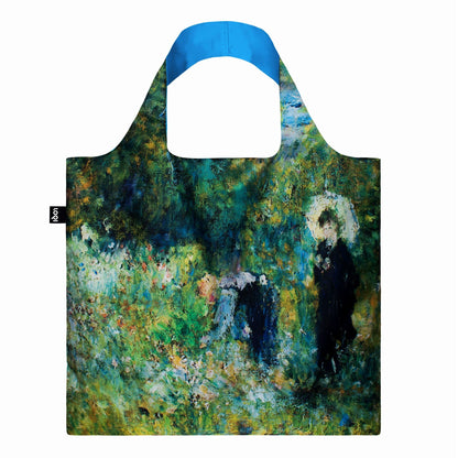 LOQI Museum Pierre-Auguste Renoir Reusable Shopping Bag, Woman with a Parasol in a Garden, One Size