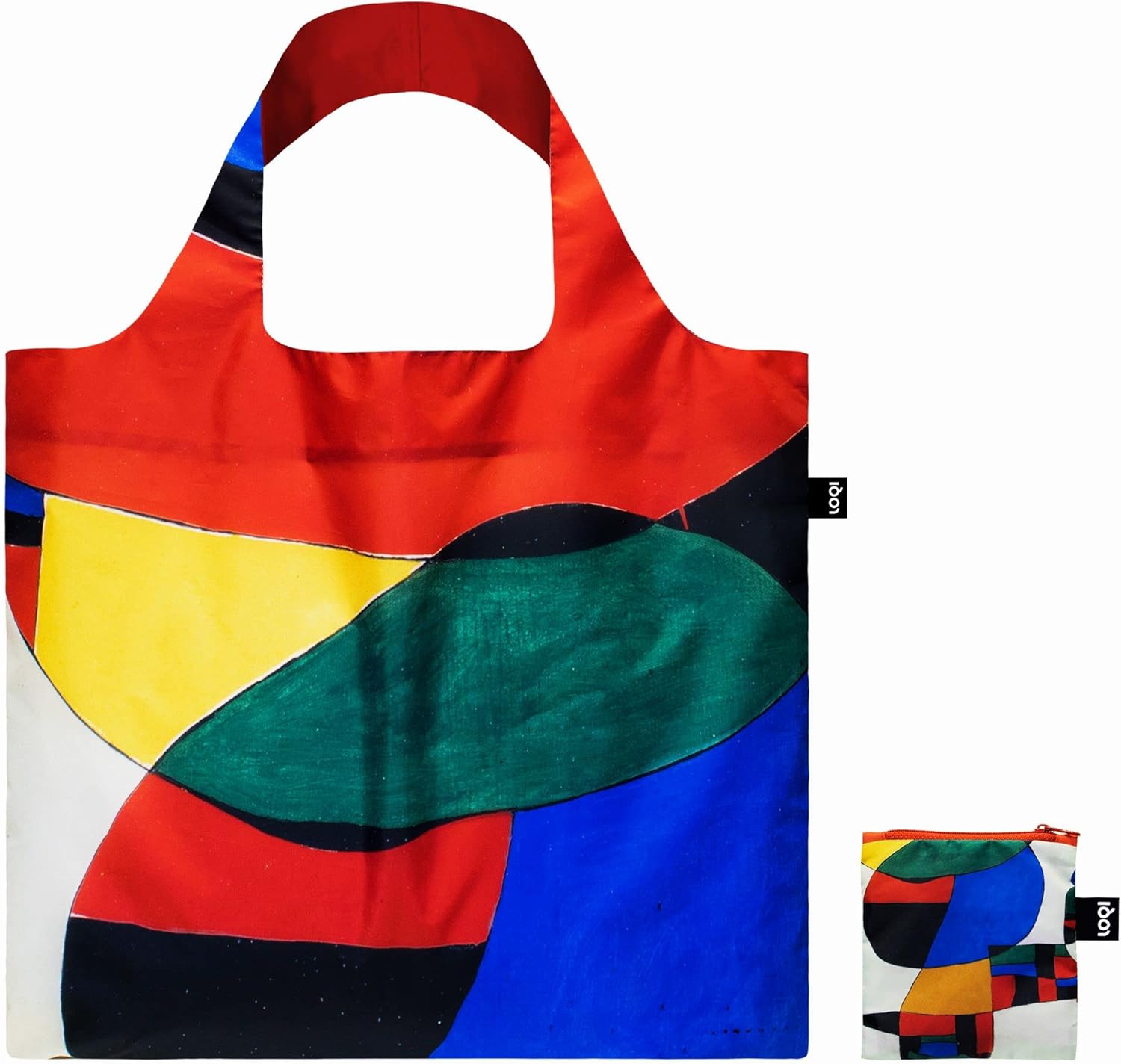 LOQI Museum JOAN MIRO Woman, Bird and Star Recycled Bag