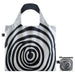 LOQI Louise Bourgeois Spirals Black Recycled Bag