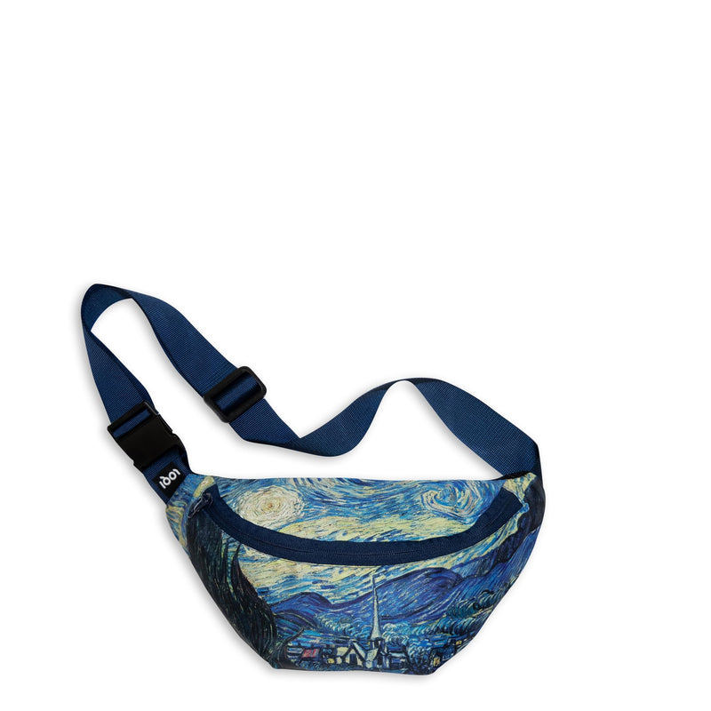 Vincent Van Gogh The Starry Night Recycled Bumbag, blue, L, ID pocket