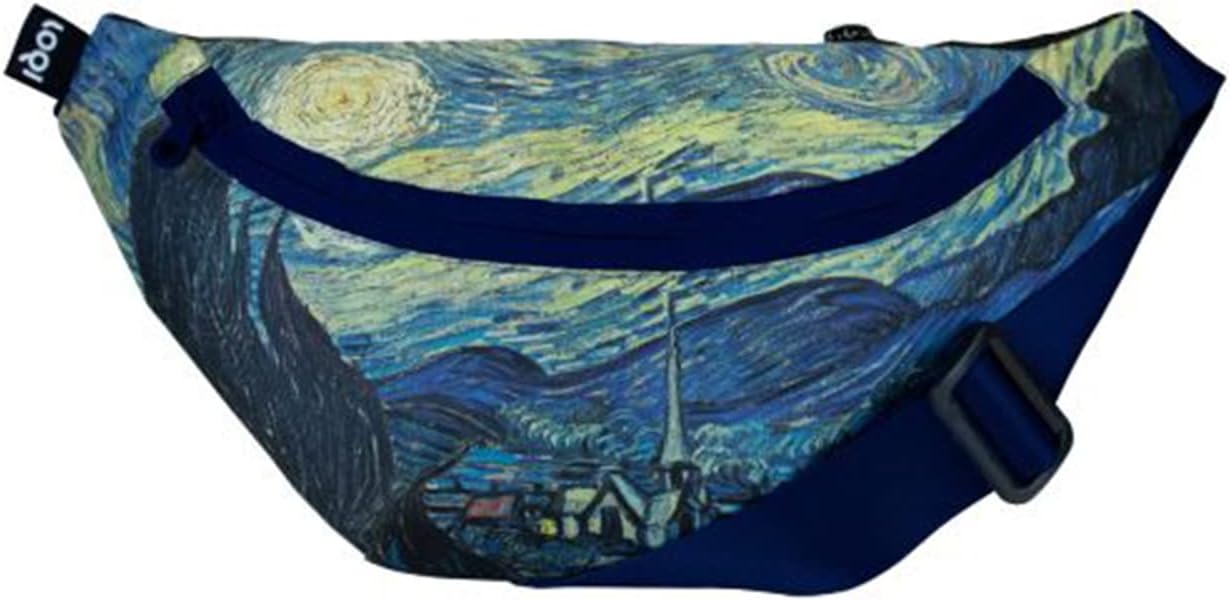Vincent Van Gogh The Starry Night Recycled Bumbag, blue, L, ID pocket