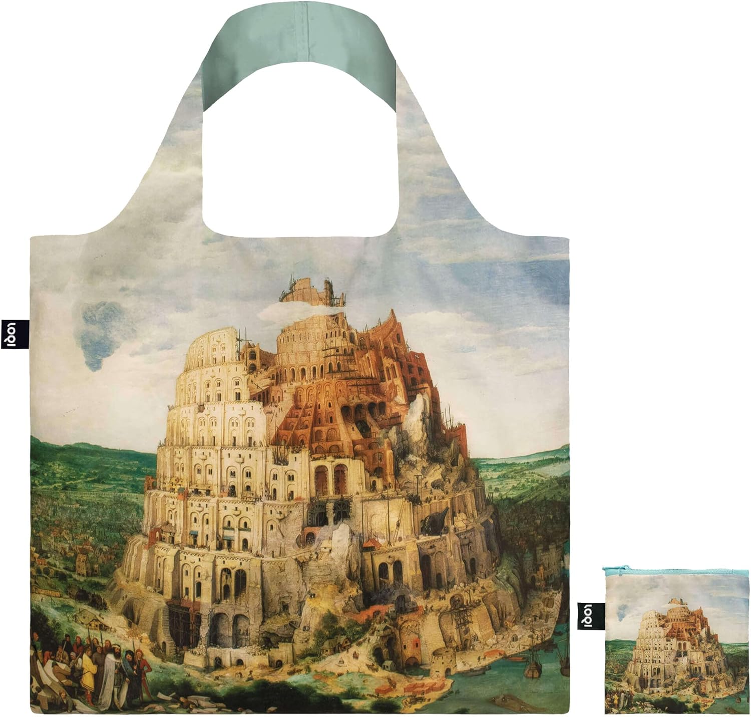 LOQI Pieter Bruegel Tower of Babel Bag, multicoloured, Contemporary