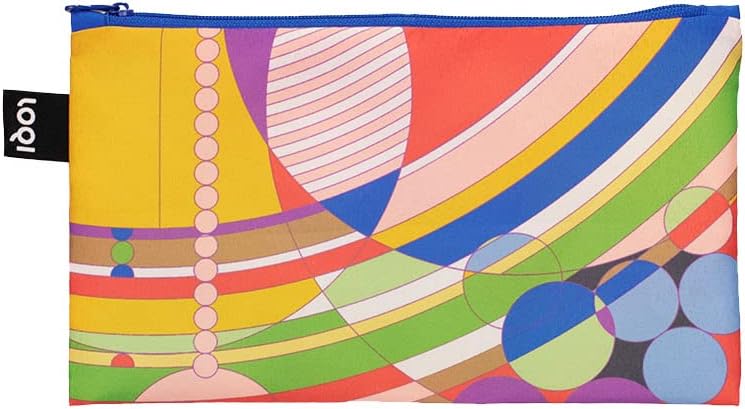 LOQI Frank Lloyd Wright Saguaro Forms, Old Fashion Windows, March Balloons - Reusable Zip Pockets