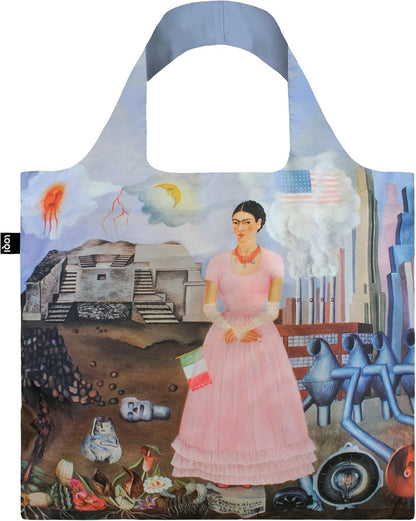 LOQI Frida Kahlo Self Portrait Border Bag, multicoloured, Contemporary