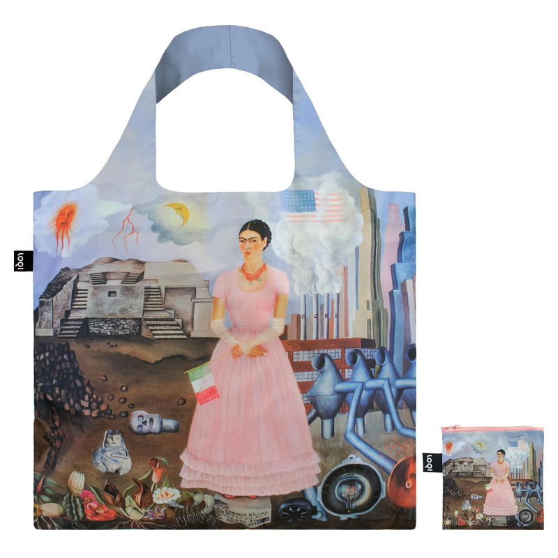 LOQI Frida Kahlo Self Portrait Border Bag, multicoloured, Contemporary