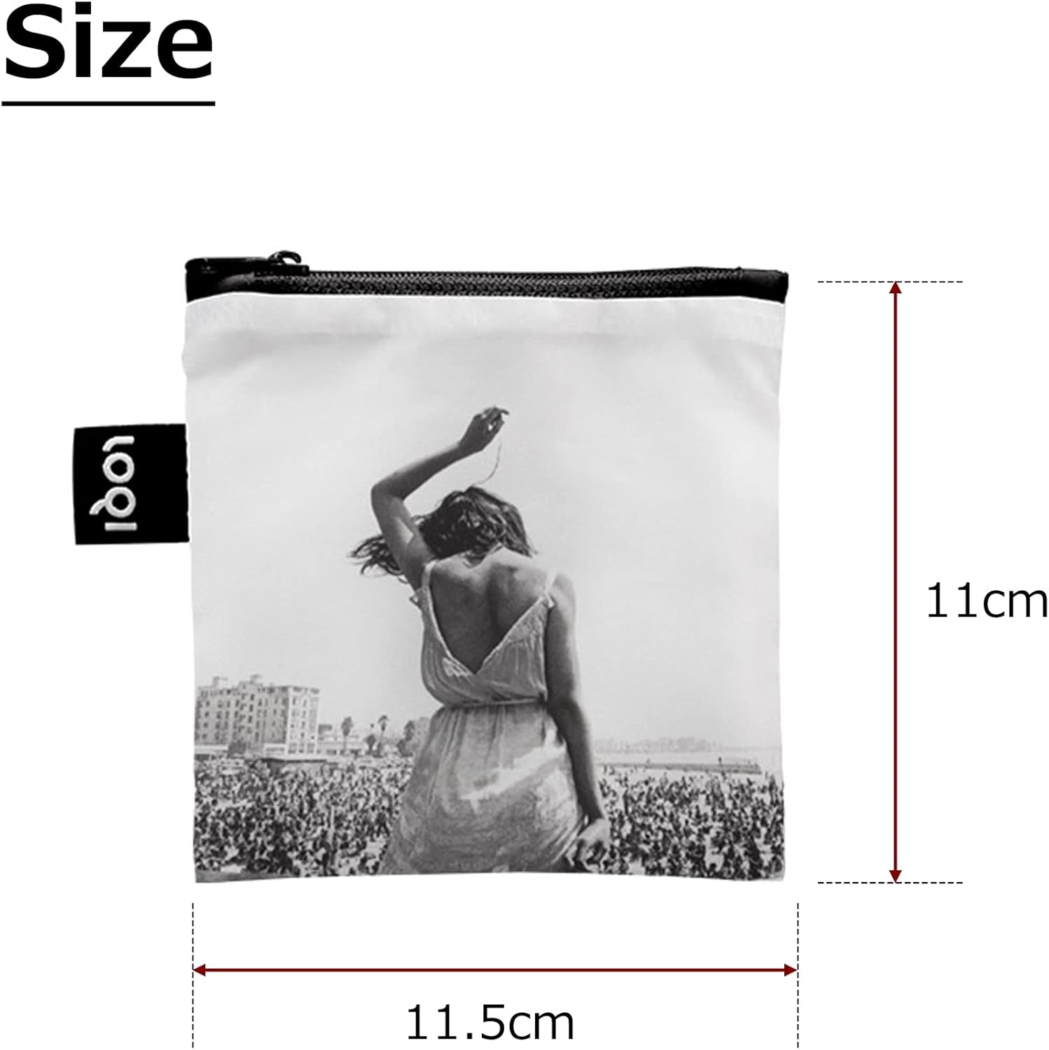 LOQI Dennis Stock Venice Beach Rock Festival Recycled Bag