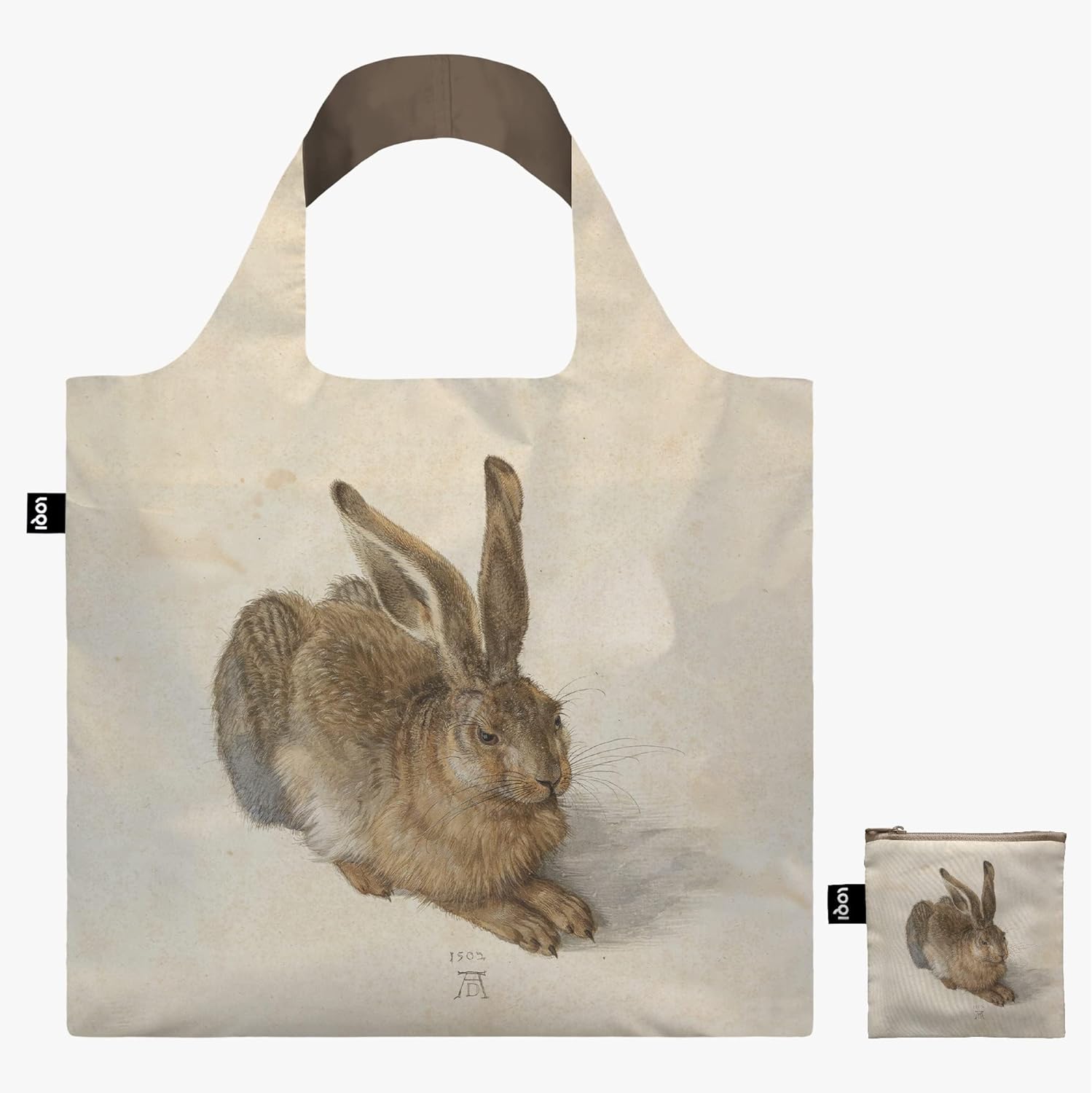 LOQI Albrecht Duerer - Young Hare Recycled Bag