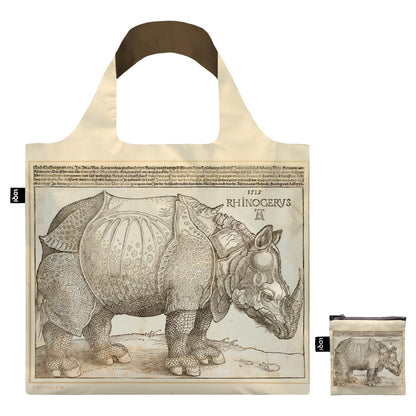 LOQI Albrecht Duerer - Rhinocerus Recycled Bag