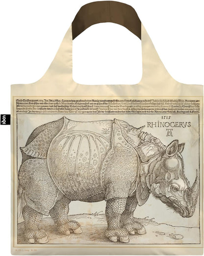 LOQI Albrecht Duerer - Rhinocerus Recycled Bag