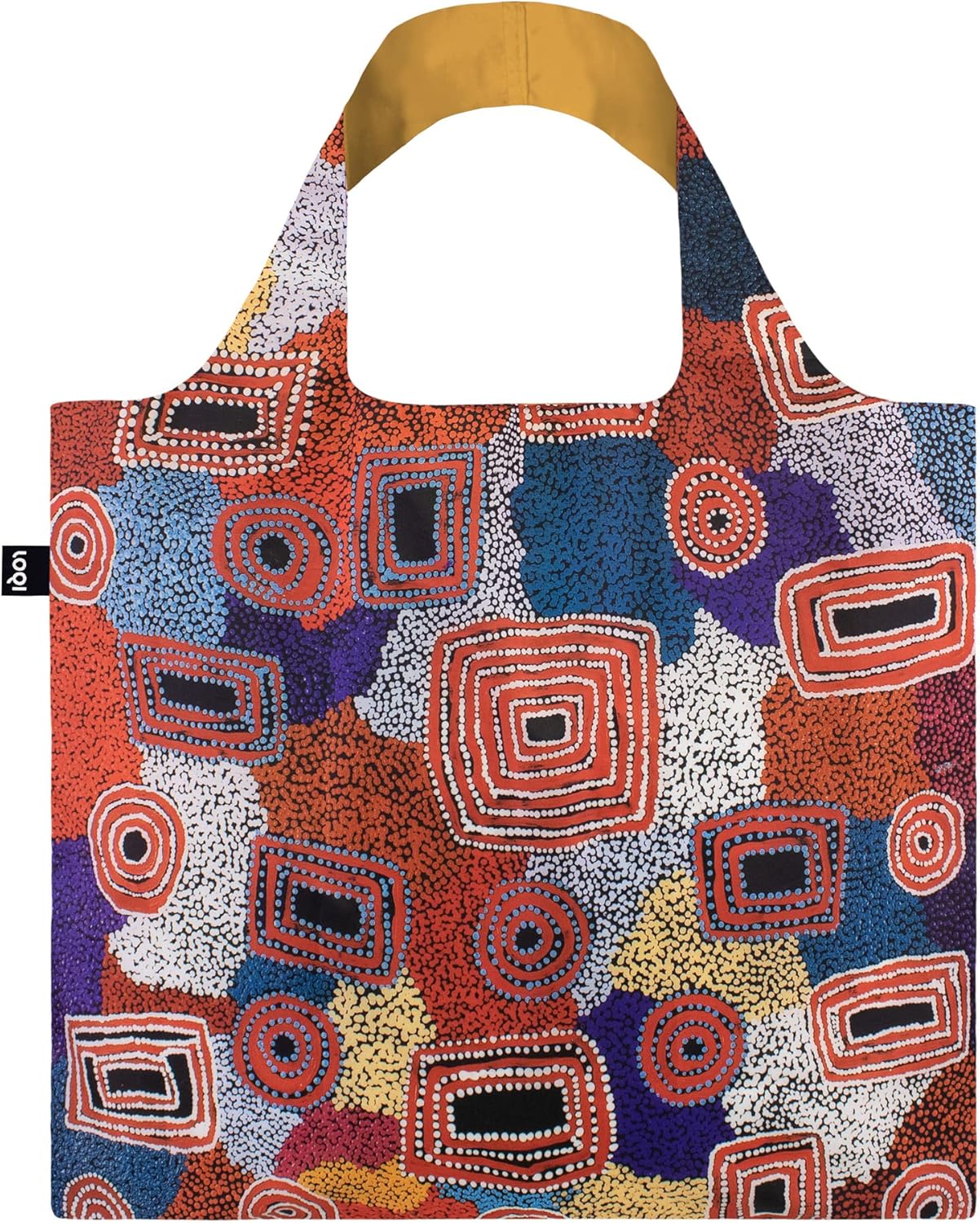 LOQI Ada Nangala Water Dreaming Bag, multicoloured, Contemporary