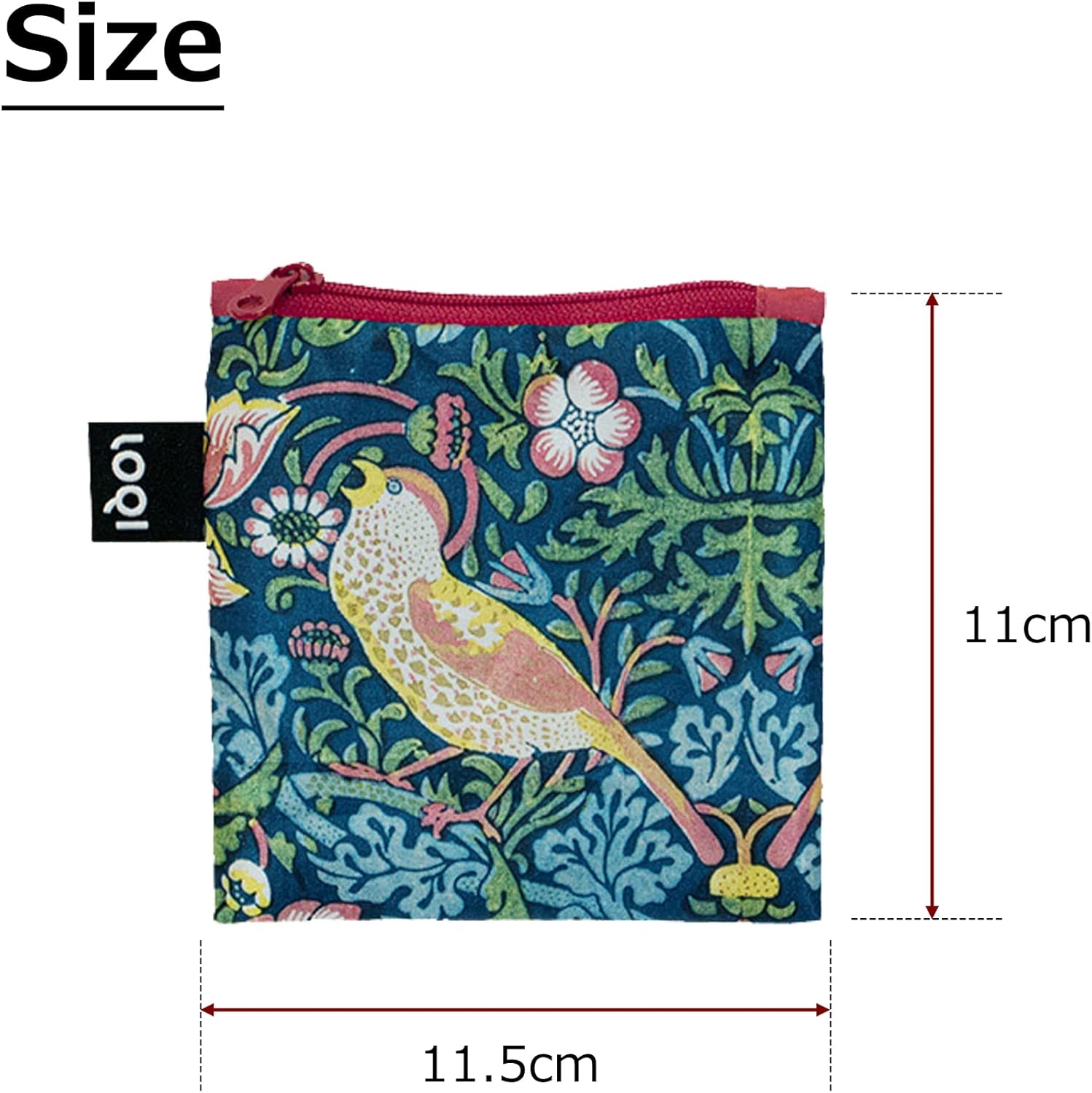 LOQI William Morris - The Strawberry Thief Recycled Bag