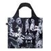 LOQI Bag - Red Poppy Bee - Block Print with Dogs - Dogs, Black, Black, Contemporary, Black, Contemporary
