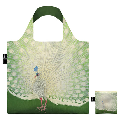 LOQI Ohara Koson - Pauw/Peacock c. 1925-1936 Recycled bag, green, Western, Green, Western