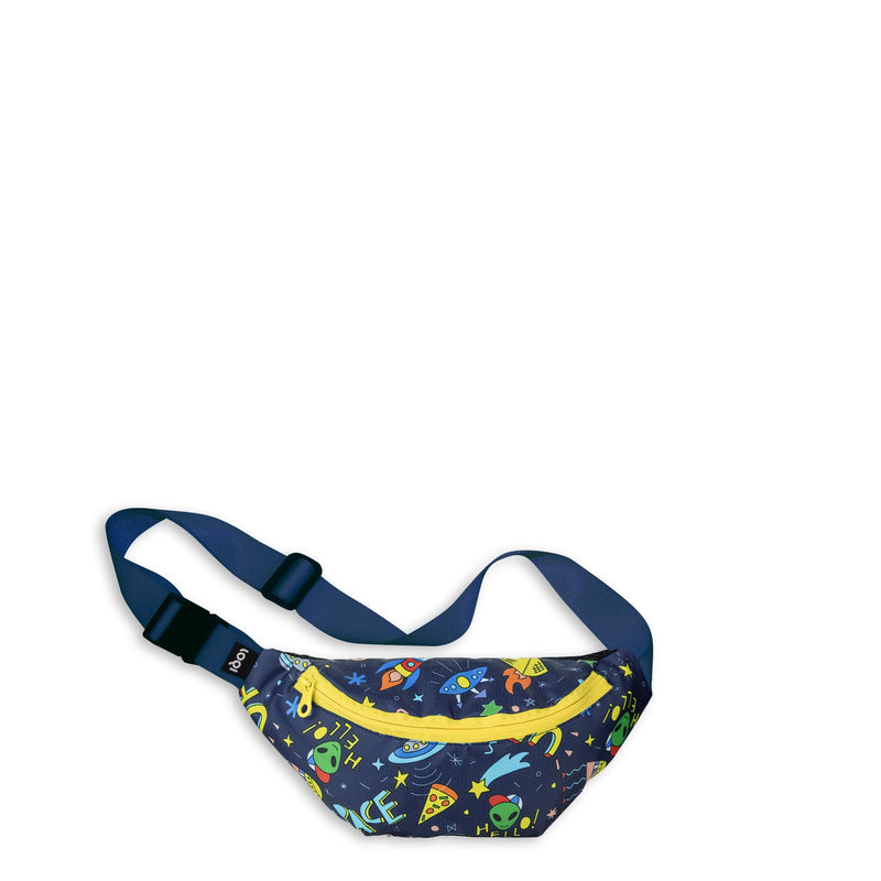Space UFO Recycled Medium Bumbag, blue, Bumbag