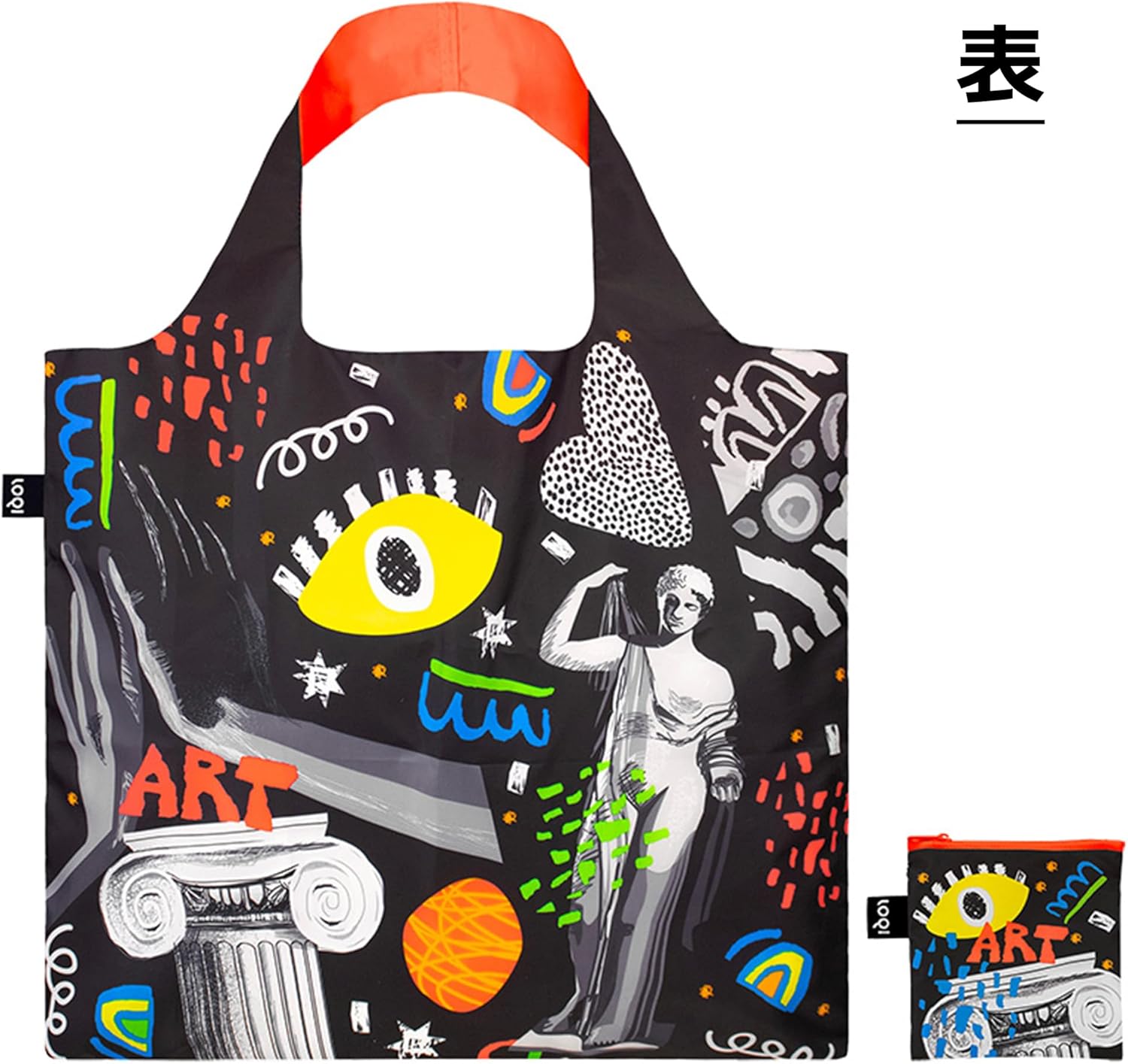 ローキー(LOQI) Lowkey Eco Bag, William Morris Hyacinth, Recycled, Foldable, Stylish, Flowers