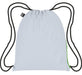 LOQI Reflective Neon Green Medium Backpack, silver, Medium