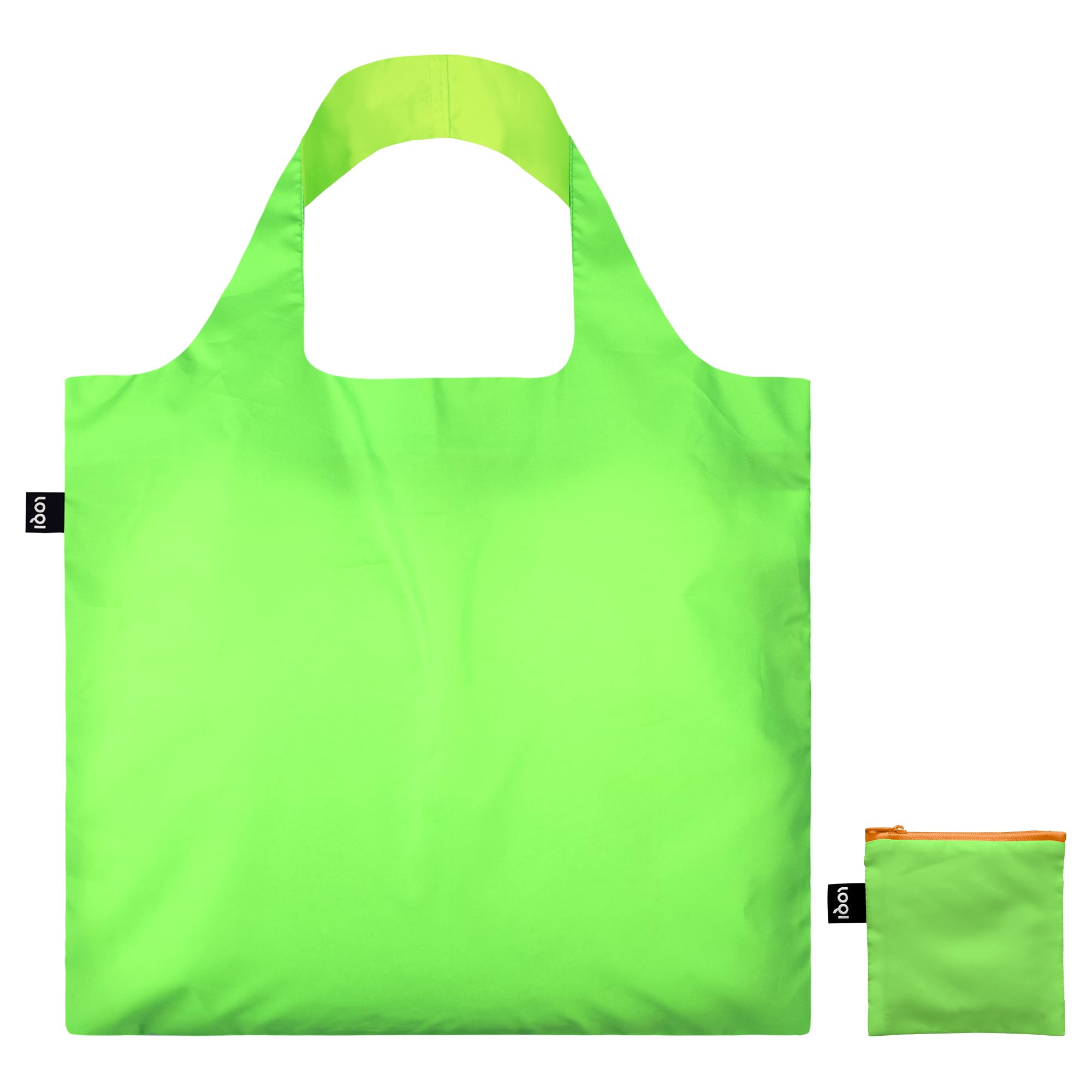 LOQI Recycled bag neon green, neon, neon, contemporary, Fluorescent, Contemporary