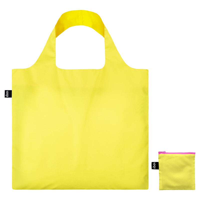 LOQI Recycled bag neon yellow, neon yellow, Neon yellow, Contemporary, Neon Yellow, Contemporary