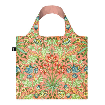 LOQI William Morris Hyacinth Recycled Bag, Multi-Colour, Contemporary, Multicolored, Contemporary
